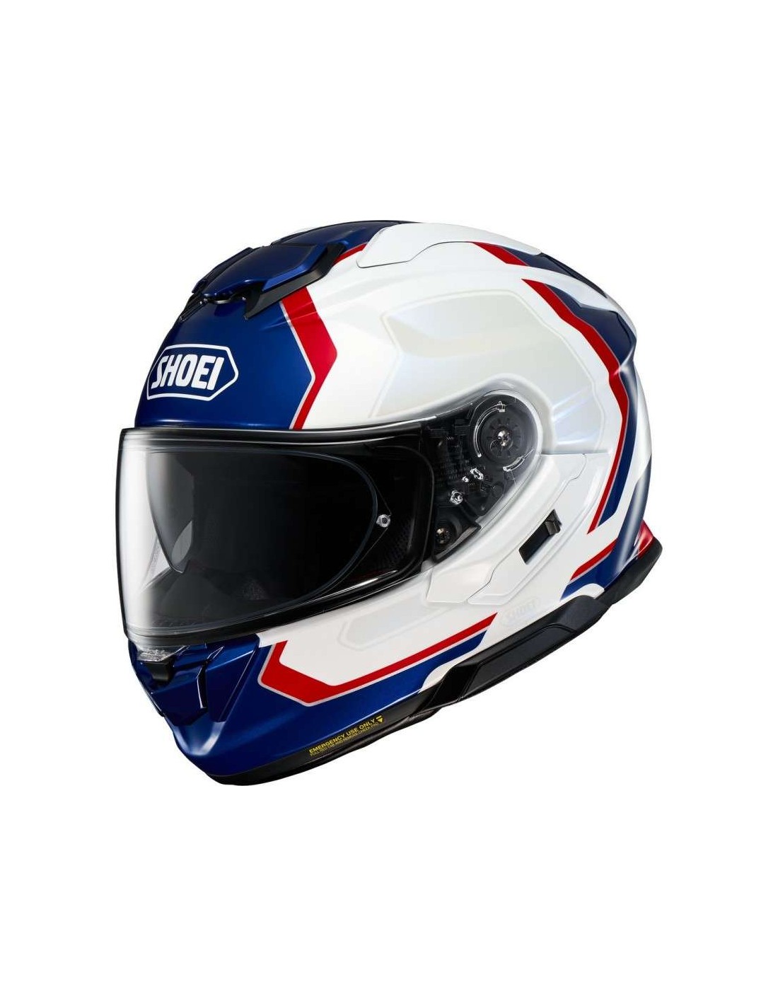 Casco Shoei GT-Air3 Realm TC10 Blanco, Azul, Rojo Navarro Hermanos