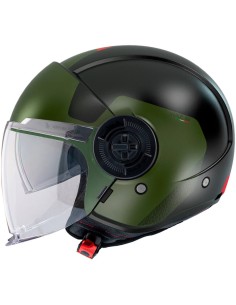 Casco MT Jet Viale SV Beta Verde, Negro Al Mejor 2