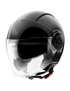 Casco MT Jet Viale SV Negro Brillo