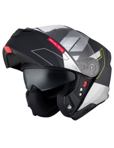 Casco MT Modular Genesis Talo Negro, Gris Al