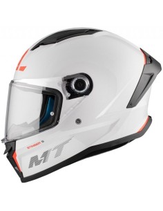 Casco MT Integral Stinger Blanco Al Mejor Precio. 2