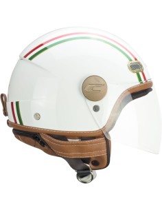 Casco CGM jet 191 jet blanco, rojo