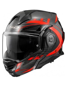 Casco LS2 Modular FF901 Advant X C Future Carbono-Rojo