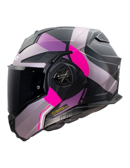 Casco LS2 Modular FF901 Advant X Ultra Rosa, Violeta