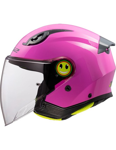 Casco LS2 Infantil OF622 Funny II JR. Rosa
