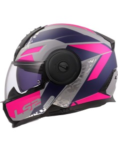 Casco LS2 Modular FF902 Scope II Oxyd Gris, Rosa