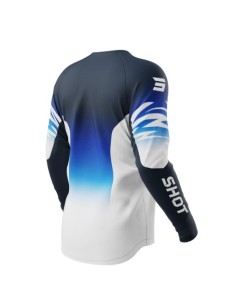 Camiseta Shot Motocross Draw Kid Azul 2