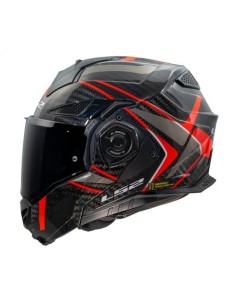 Casco LS2 Modular FF901 Advant X C Future II Carbono-Rojo