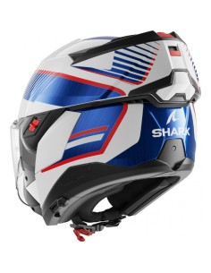Casco Shark Modular Oxo Sikter Blanco, Azul, Rojo 2