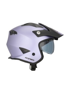 Casco Acerbis Trial Aria 06 Metallic Purpura 2