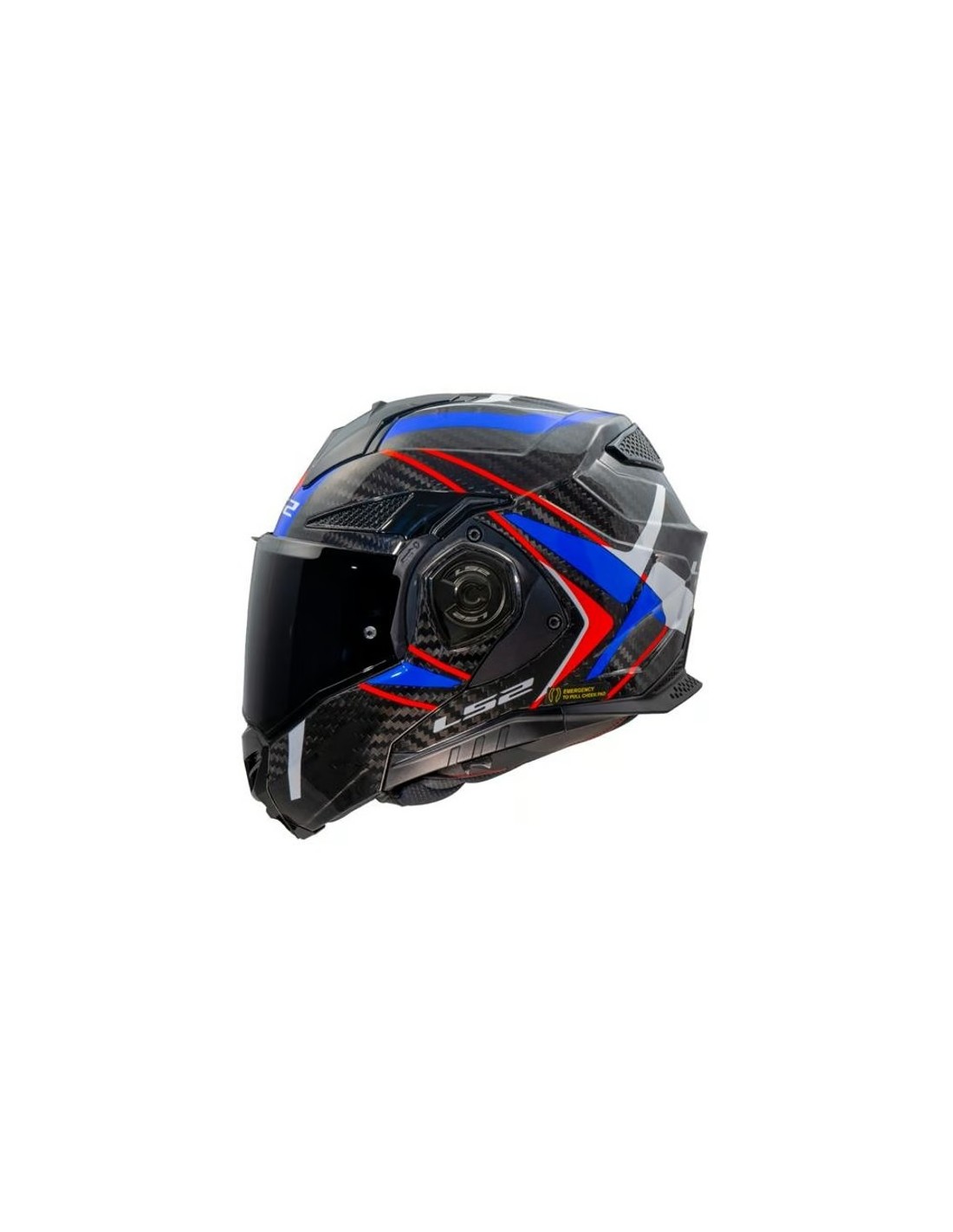 Casco LS2 Modular FF901 Advant X C Future II Carbono-Azul