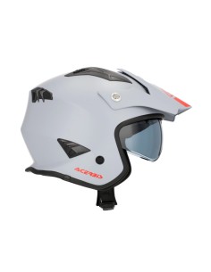 Casco Acerbis Trial Aria 06 Gris Brillo 2