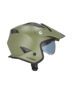 Casco Acerbis Trial Aria 06 Verde Militar 2