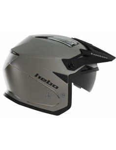 Casco Hebo Trial Zone5 Duo Gris Mate