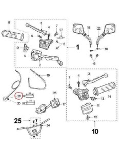 Cable De Freno / Peugeot Fox / 1997-1999 - 26888 - Peugeot