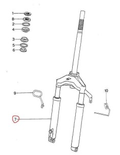 Barras De Horquilla / Peugeot Sv 50 / 1992-1993 - 96013 - Peugeot