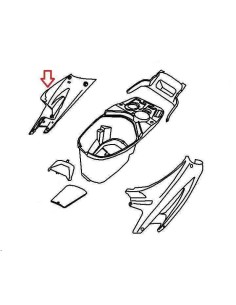 Lateral Trasero Derecho / Peugeot Speedfight/x-fight / 1997-2008 - 32165 - Peugeot