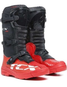 Botas TCX Motocross Comp Kid Negro-Rojo - 162624 - TCX