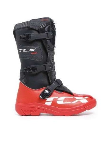 Botas TCX Motocross Comp Kid Negro-Rojo - 162624 - TCX
