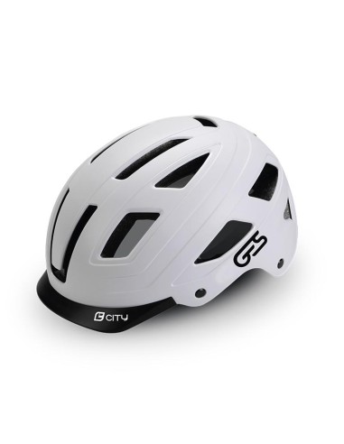 Casco Bici GES City Blanco Mate | Navarro Hermanos