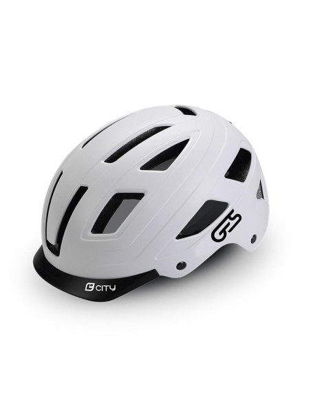 Casco Bici GES City Blanco Mate | Navarro Hermanos