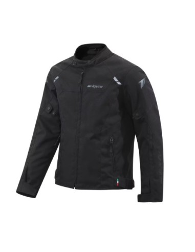 Cazadora Seventy Degrees Textil Corta Piston JR65 Negro
