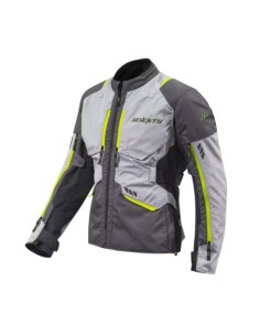 Cazadora Seventy Degrees Textil 3/4 Tanami JT67 Negro, Gris, Fluor