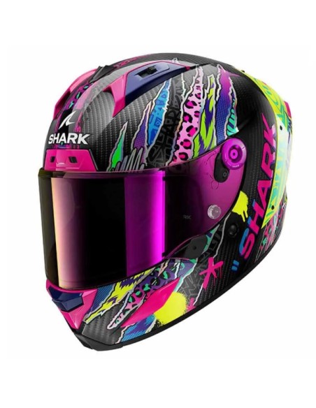 Casco Shark Integral Aeron Fawn Negro, Rosa, Azul