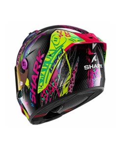 Casco Shark Integral Aeron Fawn Negro, Rosa, Azul 2