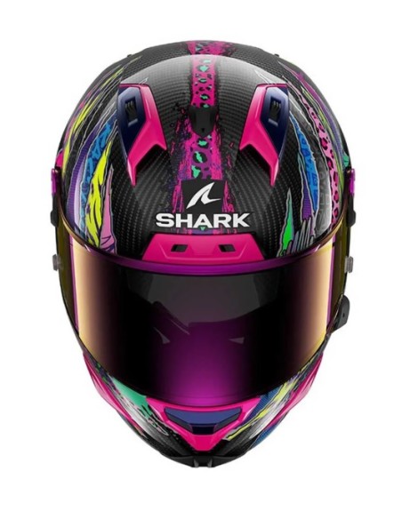 Casco Shark Integral Aeron Fawn Negro, Rosa, Azul
