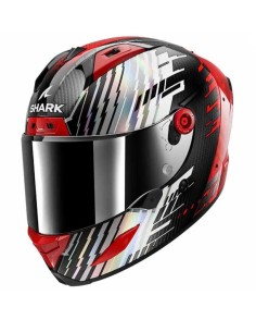 Casco Shark Integral Aeron Edgy Negro, Rojo