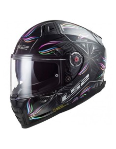 Casco LS2 Integral FF811 Vector II tropical negro, blanco