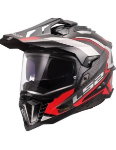 Casco LS2 Maxitrail MX701 Explorer C Frontier Rojo