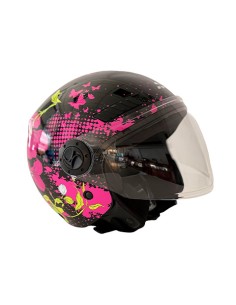 Casco Jet Infantil NVG Maui Negro