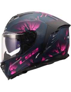 Casco LS2 Integral FF818 Storm II Burst Negro, Rosa