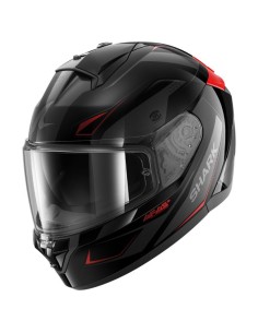Casco Shark Integral Ridill 2 Mekarium Negro, Rojo