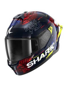 Casco Shark Integral Skwal Cup Speed-Vib Azul, Rojo, Blanco