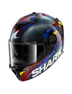 Casco Shark Integral Spartan GT Pro Carbon Speed-Vib Rojo, Gris