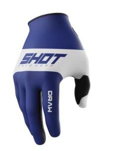Guantes Shot motocross draw kid jr. azul 4