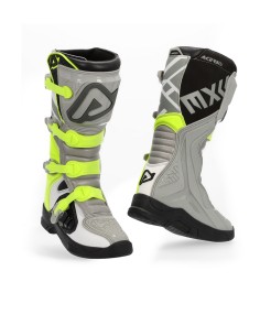 Botas Acerbis Offroad X-Team Gris, Amarillo 42 | Navarro Hermanos