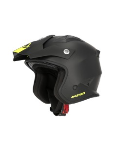 Casco Acerbis Trial Aria 06 Negro Mate, Amarillo
