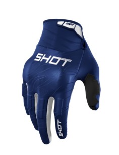 Guantes Shot motocross drift onyx azul m