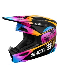 Casco Shot Infantil Furious Kid Miami Naranja