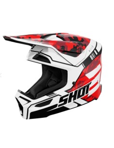Casco Shot Cross Infantil Flash Rojo