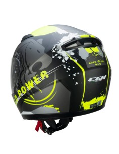 Casco CGM Infantil 265 Integral JR. Negro, Amarillo 2