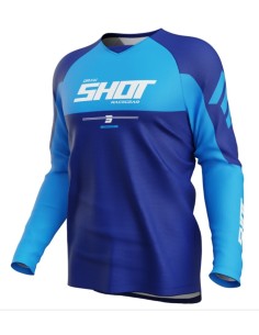 Camiseta Shot draw private azul m