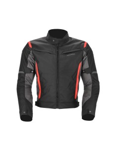 Cazadora Acerbis textil corta x-mat 2.0 negro rojo 2