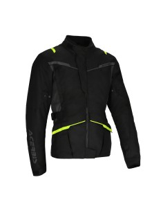Cazadora Acerbis textil 3/4 x-travel negro amarillo