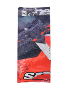 Cubrecuello Alpinestars buff ignite n-rojo
