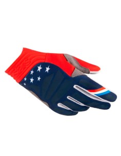 Guantes Alpinestars Motocross Aviator Azul-rojo-blanco | Navarro Hermanos